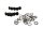 Etujarrulevyn kiinnityspulttisarja BMW R 1200 R R1ST K27 0378 07-10