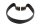 Sangle de retenue du siège arrière, sangle de fixation, ceinture BMW R 1150 R R28 0429 01-06