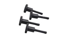 Trim panel knurled screw fastening quick release set...