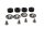 Tuulilasin kiinnityskumipuslat BMW R 1200 R R1ST K27 0378 07-10