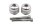 Lenkergewicht Satz Lenkerenden Vibrationsdämpfer Kawasaki ZR-7S ZR750F/H 01-04