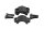 Lenkerklemmen Lenkerhalter Schelle mit Schrauben Kawasaki ZR-7S ZR750F/H 01-04