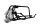 Portaequipajes trasero derecho con soporte para alforjas Honda XRV 750 Africa Twin RD04 90-92