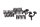 Kupplungsfeder Satz Druckfeder Schrauben Kawasaki ZR-7S ZR750F/H 01-04