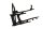 Rear subframe, subframe, rear support Honda XRV 750 Africa Twin RD04 90-92