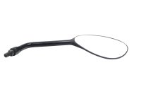 Left oval rearview mirror, black, threaded Ducati Monster...