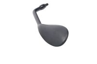 Left oval rearview mirror, black, threaded Ducati Monster...