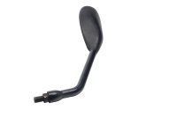 Left oval rearview mirror, black, threaded Ducati Monster 1000 S2R 08-08