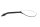 Left oval rearview mirror, black, threaded Ducati Monster 1000 S2R 08-08