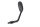 Left oval rearview mirror, black, threaded Ducati Monster 1000 S2R 08-08