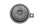 12V electric horn, round shape, for motorcycles and scooters Ducati universell