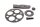 Kit de cadena de distribución, piñón, rueda dentada, bomba de aceite BMW R 1150 R R28 0429 01-06
