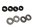 Pernos del soporte del árbol de levas derecho, bloque de cojinetes BMW R 1200 R R1ST K27 0378 07-10