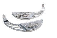 Spiegel Satz Adler Design Live to Ride rechts links Motorrad Zubehör universell