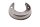 Auspuffblende Endtopf Abdeckung Hitzeschutz Chrom Kawasaki ZR-7S ZR750F/H 01-04