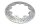 Front drilled brake disc, 6.4mm brake system Moto Guzzi T3 850 California 83-83