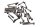 Zylinderkopf Schraubensatz Ventildeckel Kawasaki ZR-7S ZR750F/H 01-04