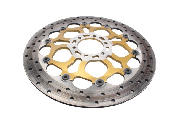 Disque de frein avant flottant, percé, entraxe de 5,2 mm Ducati universell