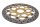Disque de frein avant flottant, percé, entraxe de 5,2 mm Ducati universell