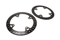 Discos de freno perforados, delantero izquierdo y derecho. Honda XRV 750 Africa Twin RD04 90-92