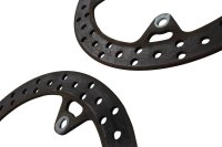Discos de freno perforados, delantero izquierdo y derecho. Honda XRV 750 Africa Twin RD04 90-92