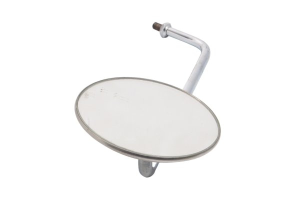 Rétroviseur rond chromé, rétroviseur universel fileté Ducati universell
