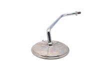 Round chrome rearview mirror, universal threaded mirror...