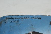 Brugsanvisning Vedligeholdelsesprotokol BMW R 1200 R R1ST...