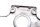 Supporto per quadro strumenti, portastrumenti a forma di corna di cervo BMW R 1150 R R28 0429 01-06