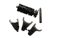 tambor selector, horquillas selectoras, caja de cambios Honda XRV 750 Africa Twin RD04 90-92