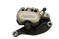 Pinza de freno delantera izquierda Nissin de doble pistón Honda XRV 750 Africa Twin RD04 90-92