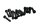 Assortimento di viti, supporti, dadi, distanziali BMW R 1100 S 259 0422 R2S 98-05