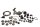 Assortimento di viti, supporti, dadi, distanziali BMW R 1100 S 259 0422 R2S 98-05