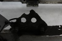 Basculante, eje de la rueda trasera, soporte del cojinete Honda XRV 750 Africa Twin RD04 90-92