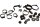 Screw set frame screws bolts Honda XRV 750 Africa Twin RD04 90-92