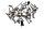 Skruvsats, muttrar, brickor, motorstöd BMW F 650 GS Dakar R13 0176 00-03