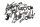 Skruvsats, muttrar, brickor, motorstöd BMW F 650 GS Dakar R13 0176 00-03