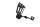 Fotstödsfäste stödplatta fram vänster BMW F 650 GS Dakar R13 0176 00-03