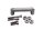 Stänkskärmsfäste gaffelstabilisator 2345801 BMW F 650 GS Dakar R13 0176 00-03