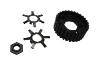 Koppelingskorf borgplaat moerset versnellingsbak Kawasaki ZX-7R ZX750N 96-99