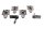 Kettingspanner, asspanner, achterbrugset BMW F 650 GS Dakar R13 0176 00-03