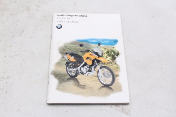 Gebruikershandleiding, instructieboekje BMW F 650 GS Dakar R13 0176 00-03