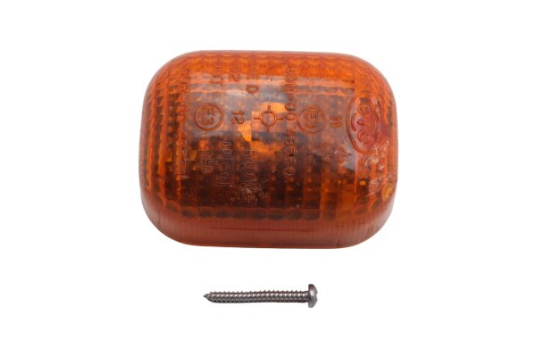 Voorste linker richtingaanwijzer, oranje, e-goedgekeurd licht BMW F 650 GS Dakar R13 0176 00-03