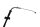 Gaskabel, Bowdenkabel, carburateur, gasklepbediening Kawasaki ZX-7R ZX750N 96-99