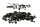 Schroevenset, kuipdeel, frame, resterende voorraad Kawasaki ZX-7R ZX750N 96-99