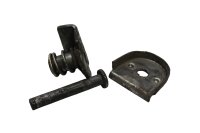 Voetsteun voor de passagier linksachter, compleet met veerbevestiging. Kawasaki ZX-7R ZX750N 96-99