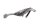 Rear left grab handle, passenger grab handle BMW F 650 GS Dakar R13 0176 00-03