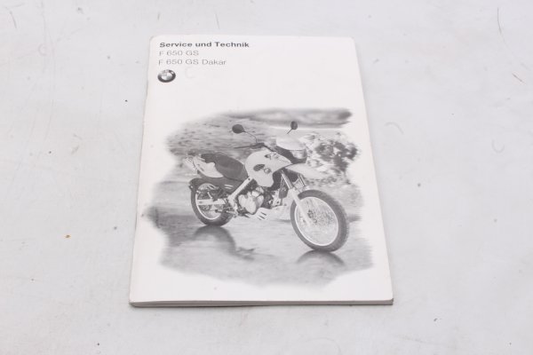 Verkstadshandbok, servicehäfte, tekniska specifikationer BMW F 650 GS Dakar R13 0176 00-03