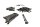 Motorbouten, schroevenset, cilinderkopbehuizing Kawasaki ZX-7R ZX750N 96-99