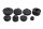 Täckkåpssats, karmpluggar, gummipluggar BMW R 1100 GS 259 0409 93-99